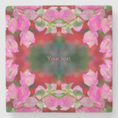 Bougainvillea Blume Steinuntersetzer (Vorderseite)