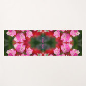 Bougainvillea Blume Yogamatte (Vorderseite (Horizontal))