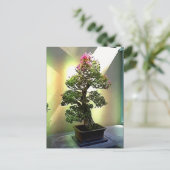 Bougainvillea Bonsai Tree Postkarte (Stehend Vorderseite)