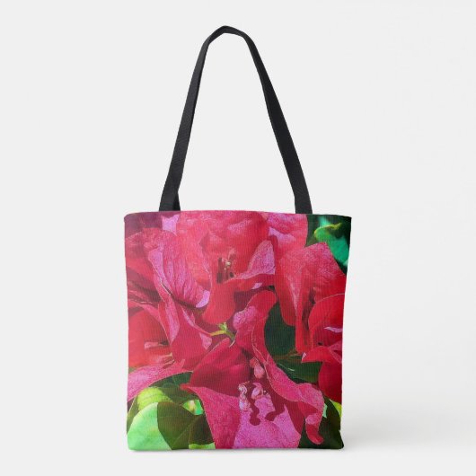 Bougainvillea Closeup Tasche (Rückseite)