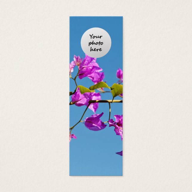 Bougainvillea Custom Lesezeichen (Vorderseite)