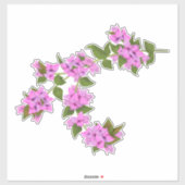 Bougainvillea decal aufkleber (Blatt)