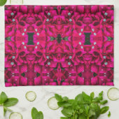 Bougainvillea Deep Pink Kitchen Towels Geschirrtuch (Gefaltet)