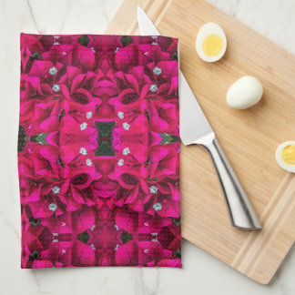 Bougainvillea Deep Pink Kitchen Towels Geschirrtuch