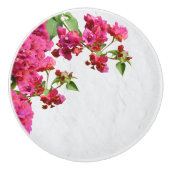 Bougainvillea Floral Griechische Insel am Mittelme Keramikknauf (Vorderseite)