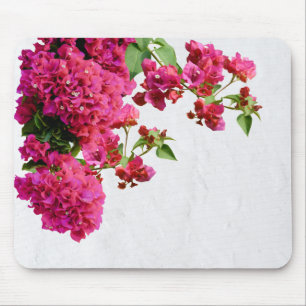 Bougainvillea Floral Griechische Insel am Mittelme Mousepad