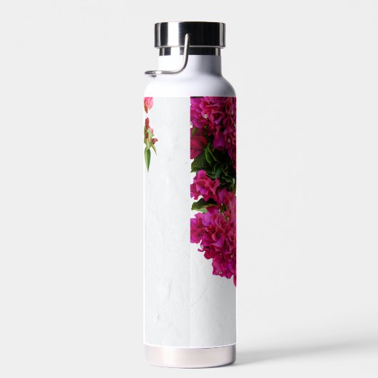 Bougainvillea Floral Griechische Insel am Mittelme Trinkflasche (Rechts)