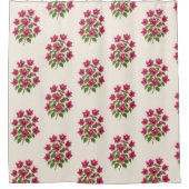 Bougainvillea flower bathroom curtain duschvorhang (Vorderseite)