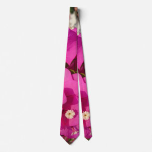 Bougainvillea Flower Tie Krawatte
