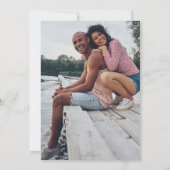 Bougainvillea Foto Summer Wedding Save The Date (Rückseite)