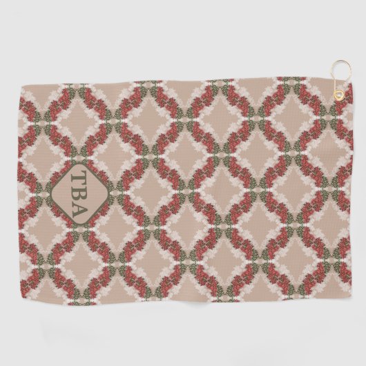 Bougainvillea Golf Handtuch (Horizontal)