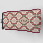 Bougainvillea Golf Putter Cover Headcover (Vorderseite)