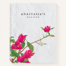 Bougainvillea Griechische Insel Rezept Kochbuch Notizblock