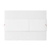 Bougainvillea Hacienda Boho Mexican Wedding Einladungsbanderole (Rückseitenbeispiel)