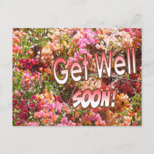 Bougainvillea Health Postcard Postkarte