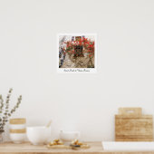 Bougainvillea in Window Poster (Küche)