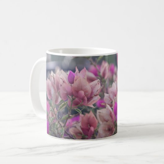 Bougainvillea Kaffeetasse (Vorderseite Links)