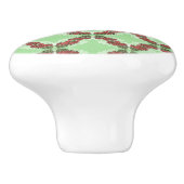 Bougainvillea Keramik Knob Keramikknauf (Seitenansicht)