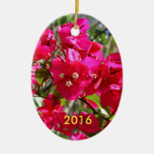 Bougainvillea Keramik Ornament (Vorne)