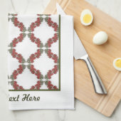 Bougainvillea Küchentücher (Viertel Falte)