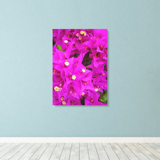 Bougainvillea Leinwanddruck (Insitu (Holzboden))