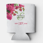 Bougainvillea Mediterranean Greek Island Wedding Dosenkühler (Rückseite)