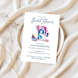 Bougainvillea mediterranes Brautparty Einladung