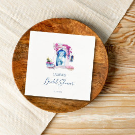 Bougainvillea mediterranes Brautparty Serviette