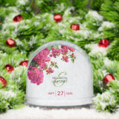 Bougainvillea Mittelmeer Griechische Insel Wedding Schneekugeln (Weihnachten)