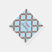 Bougainvillea Paper Napkins Serviette (Ecke)