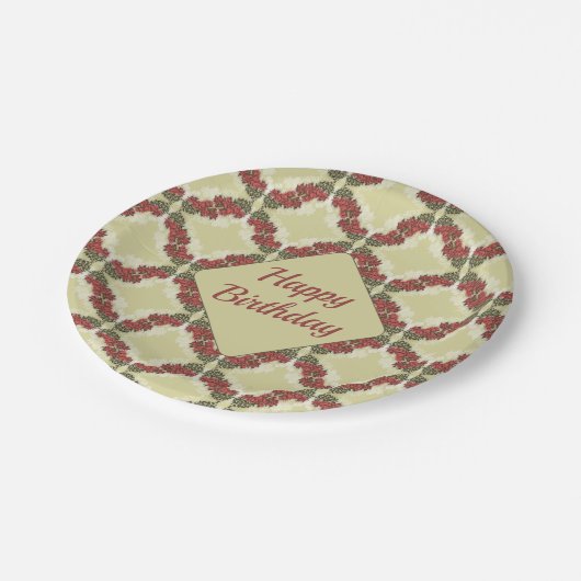 Bougainvillea Paper Tellers Pappteller (Schrägansicht)