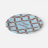 Bougainvillea Paper Tellers Pappteller (Schrägansicht)