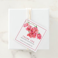 Bougainvillea Papierblume rote Hochzeits Dankeschö