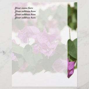 Bougainvillea Personalisiert Letterhead Briefbogen