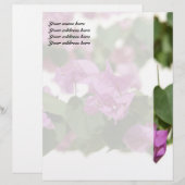 Bougainvillea Personalisiert Letterhead Briefbogen (Vorne/Hinten)