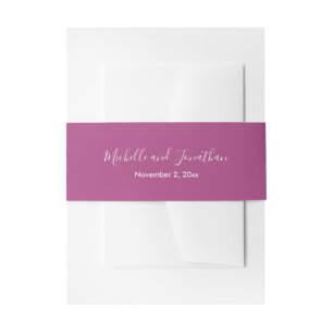 Bougainvillea Pink Wedding Einladung Bly Band