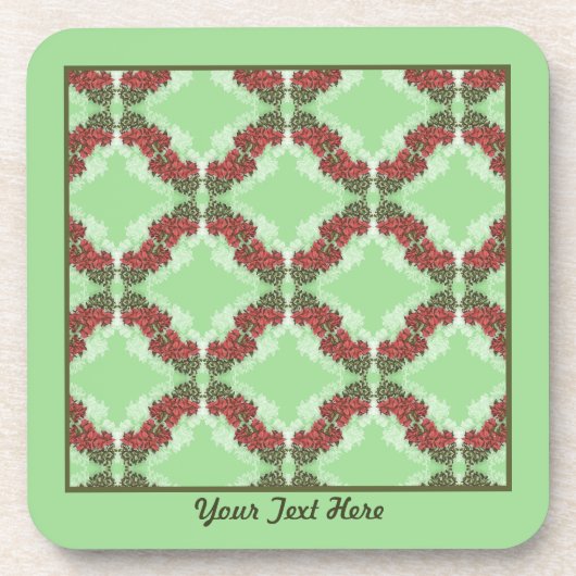 Bougainvillea Plastic Untersetzer (Vorderseite)