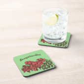 Bougainvillea Plastic Untersetzer (Rechte Seite)