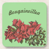 Bougainvillea Plastic Untersetzer (Vorderseite)