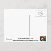 Bougainvillea Postkarte (Rückseite)