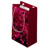 Bougainvillea Red Tropical Vining Shrub Foto Kleine Geschenktüte (Rückseite Schrägansicht)