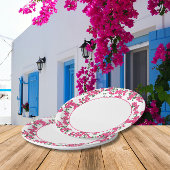 Bougainvillea Santorini, griechisch/spanisch Pappteller