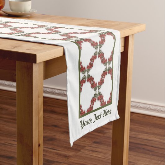 Bougainvillea Table Runner Kurzer Tischläufer (Beispiel)