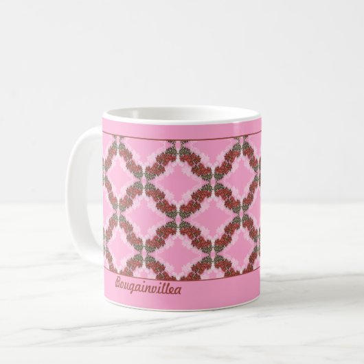 Bougainvillea-Tasse Kaffeetasse (Vorderseite Links)