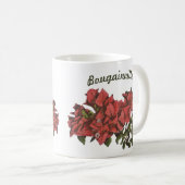 Bougainvillea-Tasse Kaffeetasse (VorderseiteRechts)