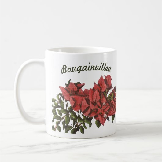 Bougainvillea-Tasse Kaffeetasse (Links)