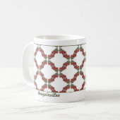 Bougainvillea-Tasse Kaffeetasse (Vorderseite Links)