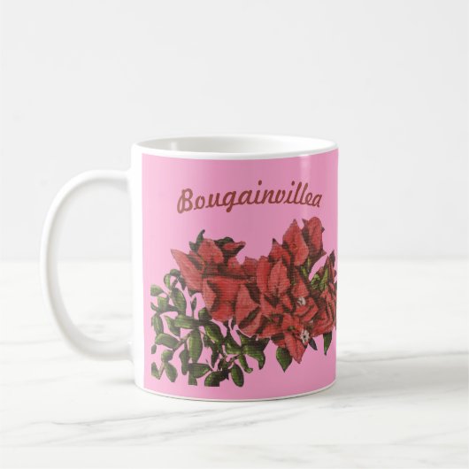 Bougainvillea-Tasse Kaffeetasse (Links)