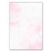 Bougainvillea Tropical Forest Wedding Place Card Tischnummer (Rückseite)