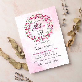 Bougainvillea Tropical Wild Forest Birthday Einladung